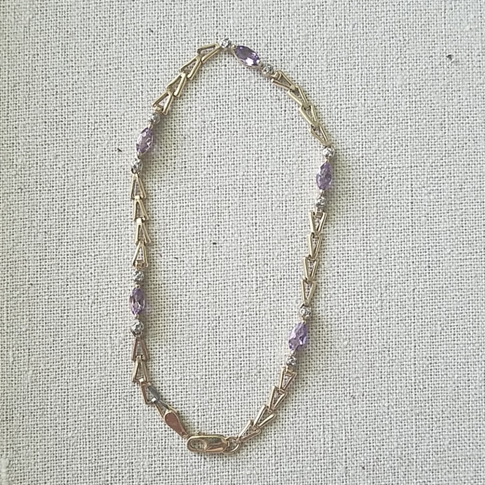Dainty Alexandriate Bracelet 10K Gold